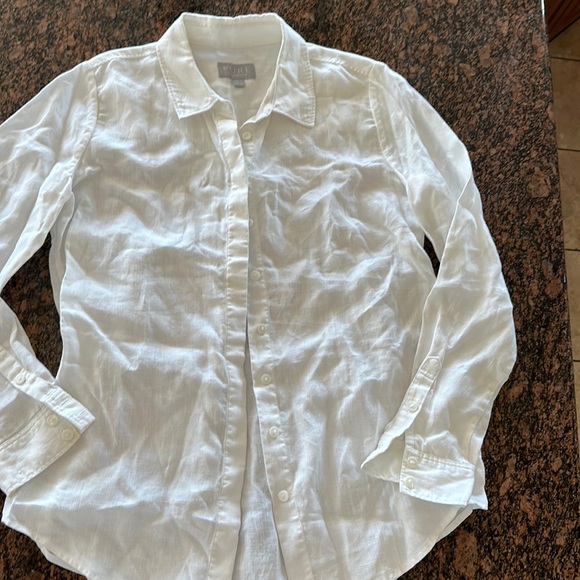 Pure Collection Linen Shirt Sz 4 - Picture 4 of 5